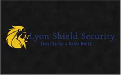 5' x 8' (58" x 95") ColorStar Impressions  LYON SHIELD  Indoor Logo Mat