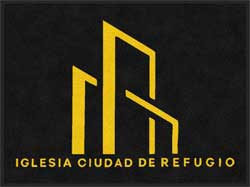 3' x 4' (35" x 47") Colorstar Impressions CIUDAD DE REFUGIO  Indoor Logo Mat