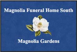 4' x 6' (45" x 69") Digiprint HD MAGONLIA FUNERAL HOME  Indoor Logo Mat
