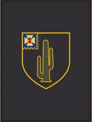 6' x 8' (70" x 95") Superscrape Impressions 35TH INFANTRY REGIMENT  Rubber Logo Mat
