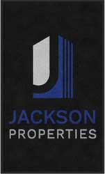 3' x 5' (35" x 58") Colorstar Impressions JACKSON PROPERTIES Indoor Logo Mat