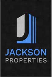 4' x 6' (45" x 69") ColorStar Impressions JACKSON PROPERTIES Indoor Logo Mat