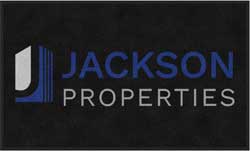 3' x 5' (35" x 58") Colorstar Impressions JACKSON PROPERTIES Indoor Logo Mat