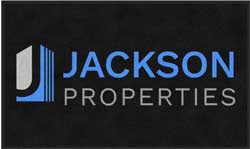 3' x 5' (35" x 58") Colorstar Impressions JACKSON PROPERTIES Indoor Logo Mat
