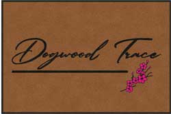 4' x 6' (45" x 69") ColorStar Impressions DOGWOOD Indoor Logo Mat