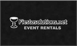 3' x 5' (35" x 58") Colorstar Impressions FIESTA SOLUTIONS  Indoor Logo Mat