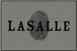 4' x 6' (45" x 69") Waterhog Impressions HD LASALLE Indoor/Outdoor Logo Mat