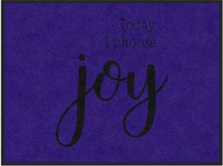 3' x 4' (35" x 47") Colorstar Impressions JOY  Indoor Logo Mat