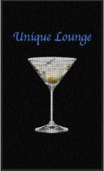 3' x 5' (35" x 58") Waterhog Impressions HD UNIQUE LOUNGE  Indoor/Outdoor Logo Mat