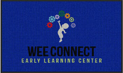 3' x 5' (35" x 58") Waterhog Impressions HD WEE CONNECT ndoor/Outdoor Logo Mat