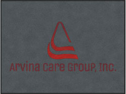 6' x 8' (68" x 95") ColorStar Impressions ARVINA CARE  Indoor Logo Mat