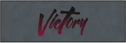 4' x 12' (45" x 143") Colorstar Impressions VICTORY Indoor Logo Mat