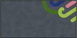 4' x 8' (45" x 95") ColorStar Impressions SUPERGRAPHIC Indoor Logo Mat
