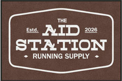 4' x 6' (45" x 69") ColorStar Impressions THE AID STATION  Indoor Logo Mat