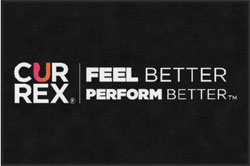 4' x 6' (45" x 69") Digiprint HD CUR-REX  Indoor Logo Mat