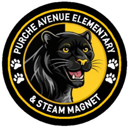 5' Round (58" inches) Digiprint HD Custom Shape PURCHE ELEMENTARY  Indoor Logo Mat
