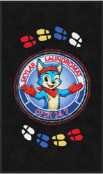 3' x 5' (35" x 59") Digiprint HD SKYLAR  Indoor Logo Mat