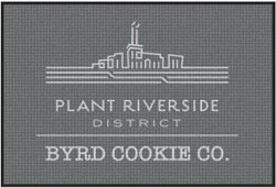 4' x 6' (45" x 69") Waterhog Impressions HD BYRD COOKIE CO. Indoor/Outdoor Logo Mat