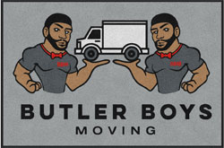 4' x 6' (45" x 69") ColorStar Impressions BUTLER BOYS  Indoor Logo Mat
