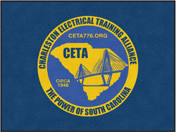 6' x 8' (68" x 95") ColorStar Impressions CETA  Indoor Logo Mat