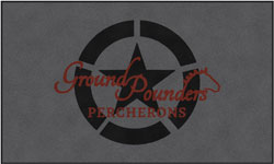 6' x 10' (68" x 119") Digiprint HD GROUND POUNDERS  Indoor Logo mat