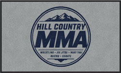 3' x 5' (35" x 58") Colorstar Impressions HILL COUNTRY Indoor Logo Mat