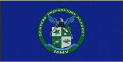 6' x 12' (68" x 143") Waterhog Impressions HD GOMPERS  Indoor/Outdoor Logo Mat