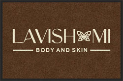 2' x 3' ( 24" x 35" ) ColorStar Impressions LAVISH MI  Indoor Logo Mat