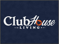 6' x 8' (68" x 95") ColorStar Impressions CLUB HOUSE  Indoor Logo Mat