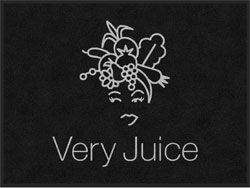 3' x 4' (35" x 47") Colorstar Impressions  VERY JUICE  Indoor Logo Mat