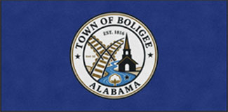 6' x 12' (68" x 143") Colorstar Impressions TOWN OF BOLIGEE  Indoor Logo Mat
