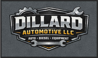 3' x 5' (35" x 58") Colorstar Impressions DILLARD  Indoor Logo Mat