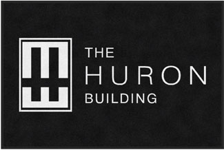 4' x 6' (45" x 69") ColorStar Impressions  THE HURON  Indoor Logo Mat