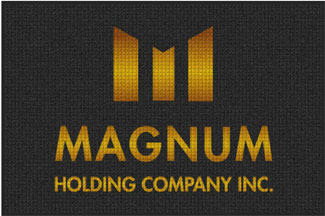 4' x 6' (45" x 69") Waterhog Impressions HD MAGNUN  Indoor/Outdoor Logo Mat