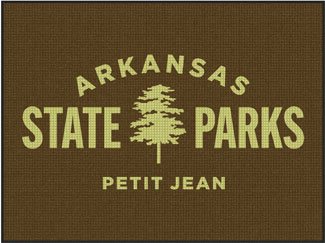 6' x 8' (70" x 96") Waterhog Impressions HD ARKANSAS STATE PARKS Indoor/Outdoor Logo Mat