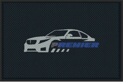 4' x 6' (45" x 69") Superscrape Impressions PREMIER  Rubber Logo Mat