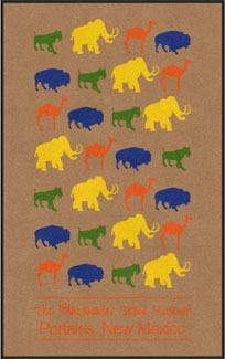 5' x 8' (58" x 95") ColorStar Impressions BLACKWATER DRAW MUSEUM Indoor Logo Mat