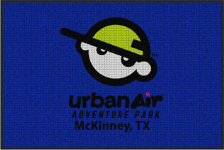 4' x 6' (45" x 69") Waterhog Impressions HD URBAN AIR  Indoor/Outdoor Logo Mat