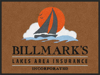 3' x 4' (35" x 47") Colorstar Impressions BILLMARKS  Indoor Logo Mat