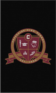 6' x 10' (68" x 119") Waterhog Impressions HD CREEKSIDE HIGH SCHOOL Indoor/Outdoor Logo Mat