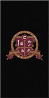 4' x 8' (45" x 95") Waterhog Impressions HD CREEKSIDE HIGH SCHOOL Indoor/ Outdoor Logo Mat