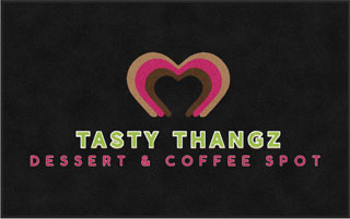 5' x 8' (58" x 95") ColorStar Impressions TASTY THANGZ Indoor Logo Mat