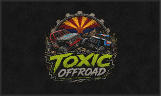 3' x 5' (35" x 59") Digiprint HD TOXIC OFFROAD  Indoor Logo Mat
