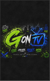 5' x 8' ( 58" x 95") Digiprint HD G ON TV  Indoor Logo Mat