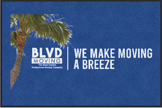 4' x 6' (45" x 69") Digiprint HD BLVD MOVING  Indoor Logo Mat