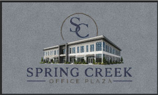 3' x 5' (35" x 59") Digiprint HD SPRING CREEK  Indoor Logo Mat