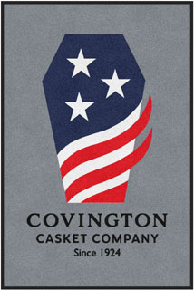 4' x 6' (45" x 69") Digiprint HD COVINGTON  Indoor Logo Mat