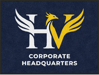 3' x 4' (35" x 47") Colorstar Impressions HV HEALTH Indoor Logo Mat