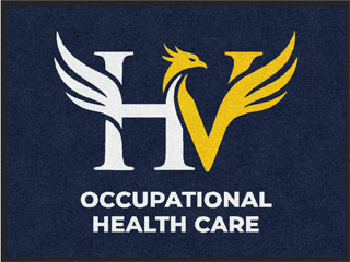 3' x 4' (35" x 47") Colorstar Impressions HV HEALTH Indoor Logo Mat