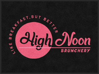 3' x 4' ( 35" x 47") Digiprint HD HIGH NOON Indoor Logo Mat